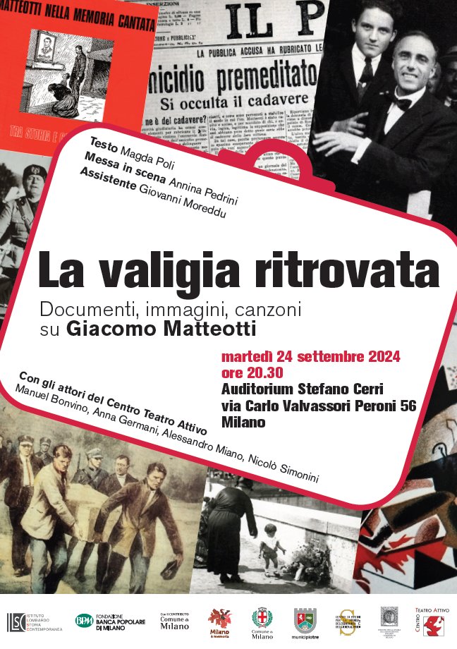 La valigia ritrovata - Documenti, immagini, canzoni su Giacomo Matteotti