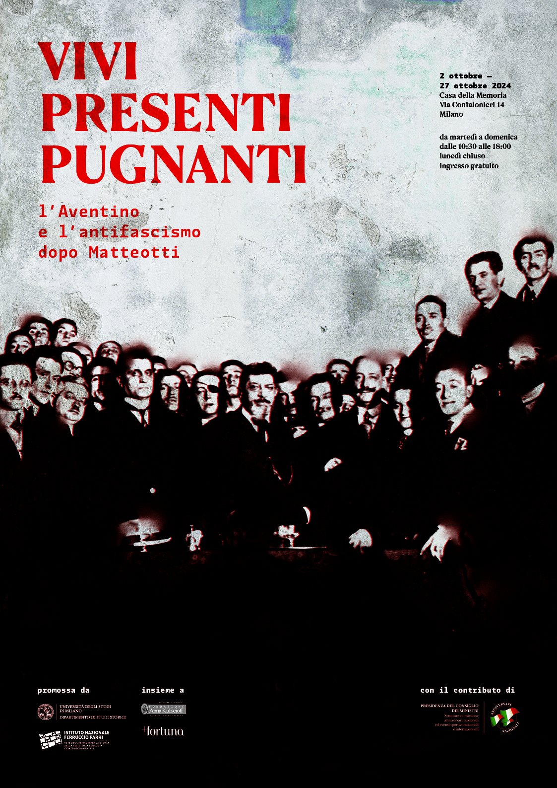 Mostra "Vivi presenti pugnanti. L’Aventino e l’antifascismo dopo Matteotti"