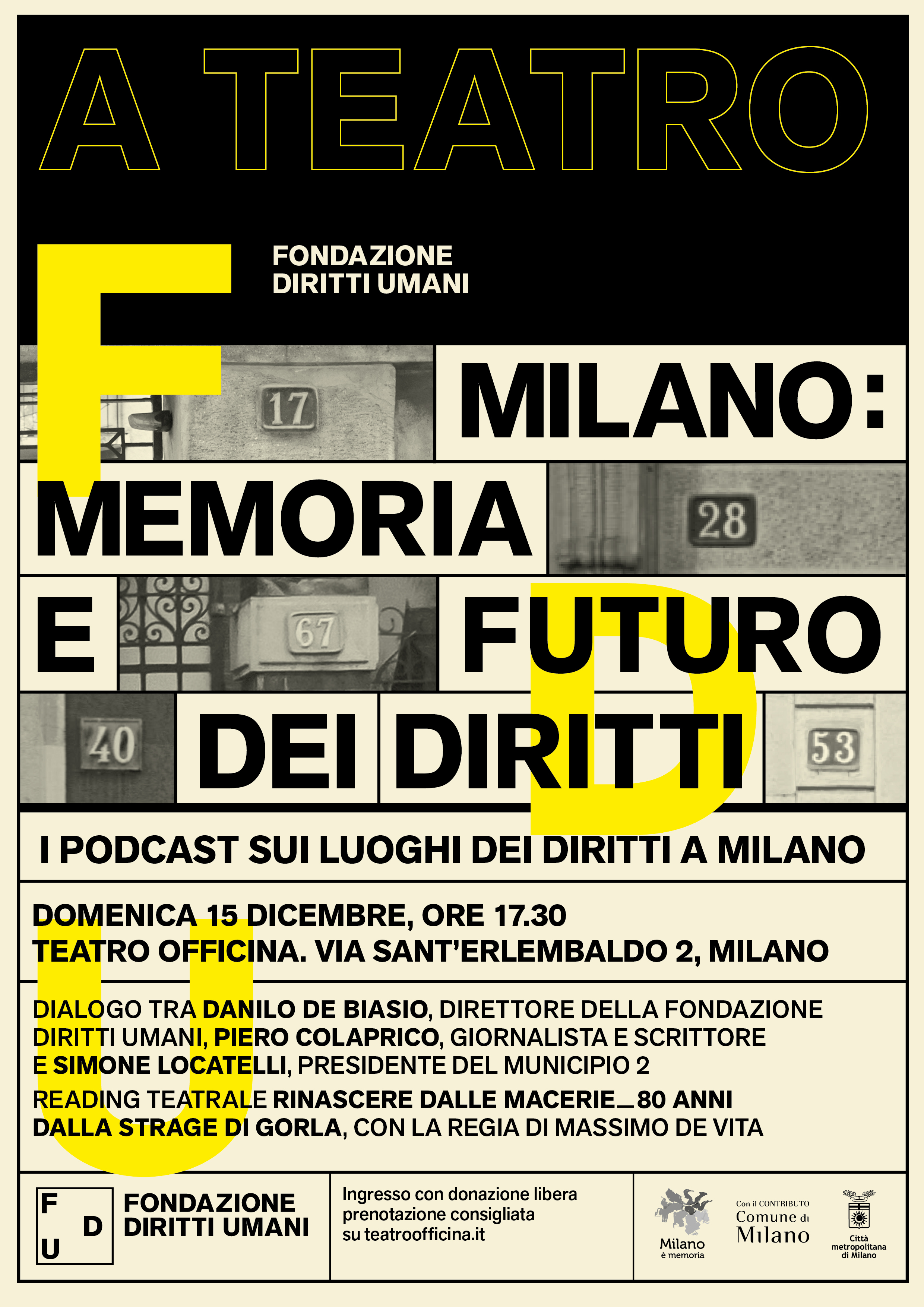 Milano: memoria e futuro dei diritti 2024