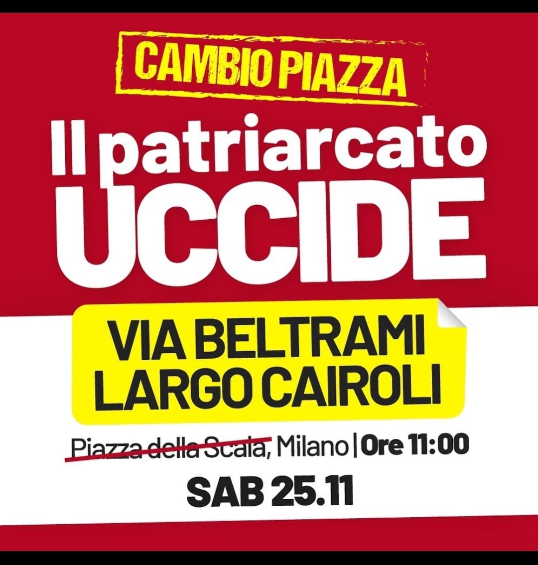 IL PATRIARCATO UCCIDE - MILANO Città Delle Donne - Comune Di Milano