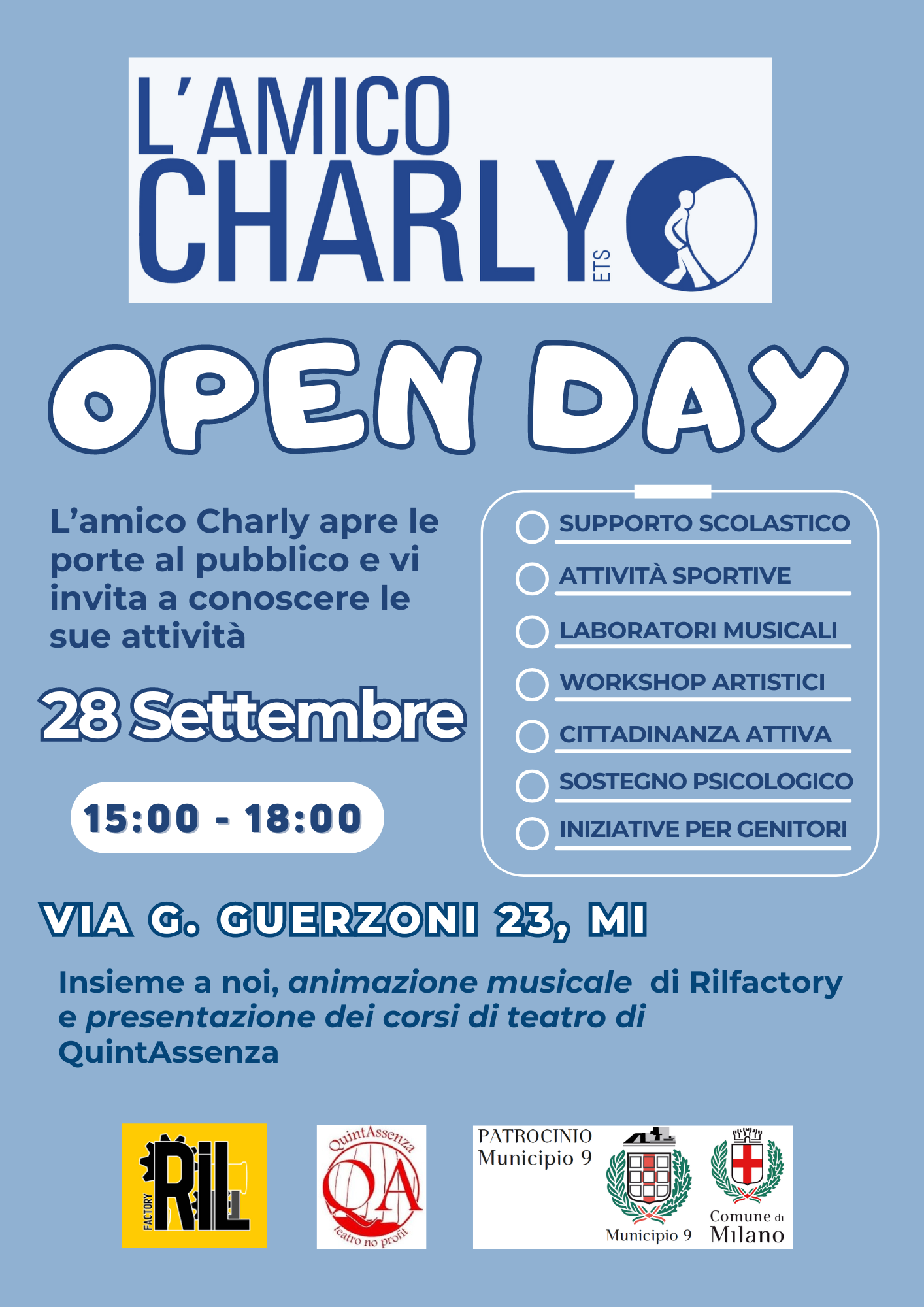 OPEN DAY L’AMICO CHARLY