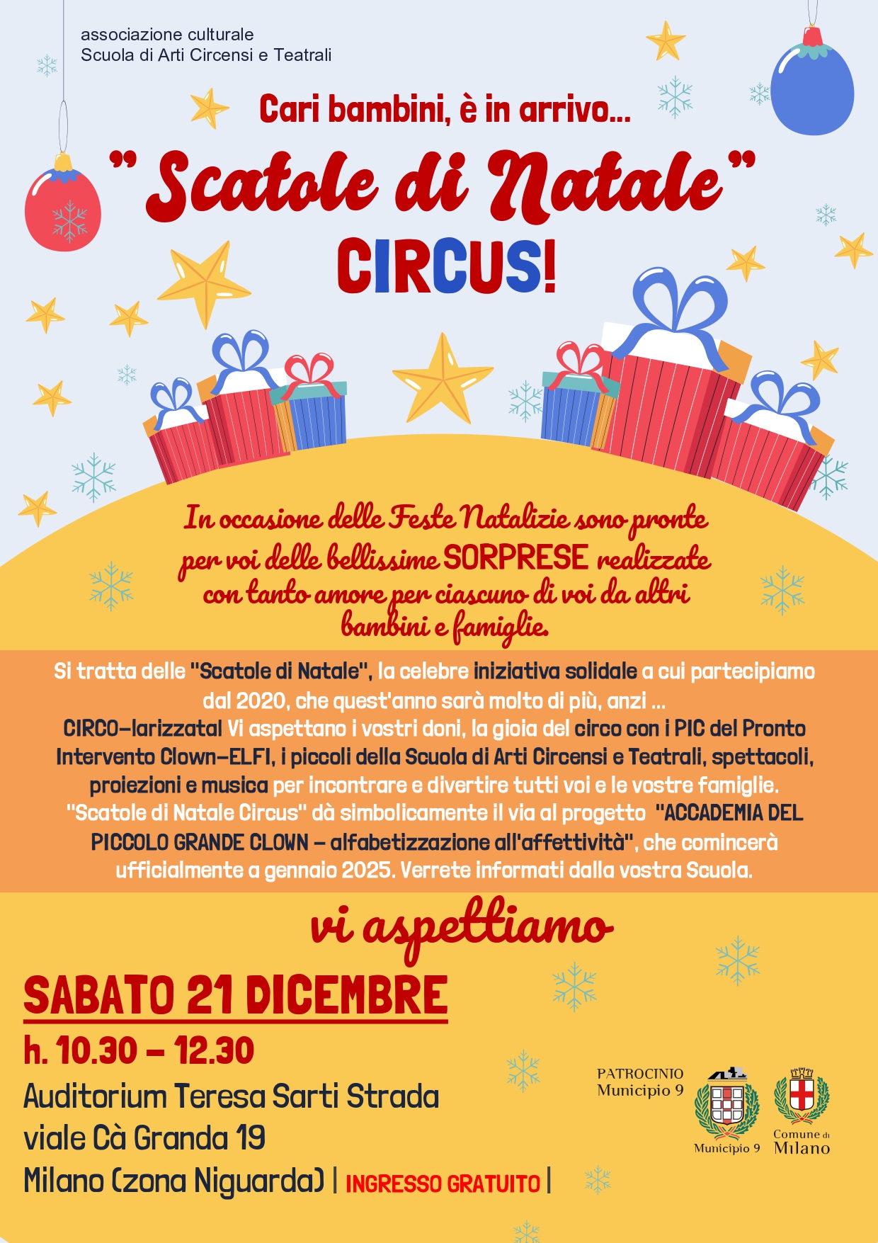 SCATOLE DI NATALE CIRCUS