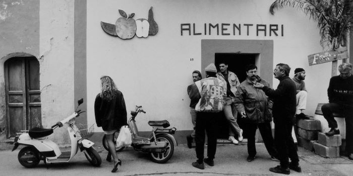 GIANNI BERENGO GARDIN E DAVIDE MENGACCI. LINOSA 1991 - ore 18:00